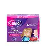 Calpol Sugar Free Infant Suspension Sachets 2+ Months 12s