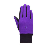 Hy Kids Suede Two Tone Riding Gloves (M)