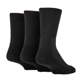 3 Pack Extra Wide Bamboo Diabetic Unisex Socks 6-8 A