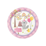 Creative Party Happi Woodland Paper Dinner Plate (Pack of 8)