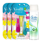 Venus Tropical Disposables & Shaving Gel Bundle (XXL)