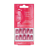 Nail HQ Square Cherry Glaze Nails (24 Pieces)