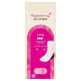 Superdrug Long Panty Liners x20