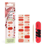 Mylee Gel Nail Wraps Berries & Cream