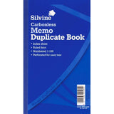 Silvine Large Memo Book Feint 200 Sheets (Pack Of 6)