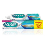 Poligrip Denture Fixative Cream Flavour Free 70g