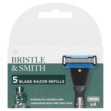 Bristle & Smith Five Razor Blade Refills x4