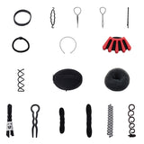 Livingandhome 53Pcs Hair Bun Maker Set DIY Hair Accessories