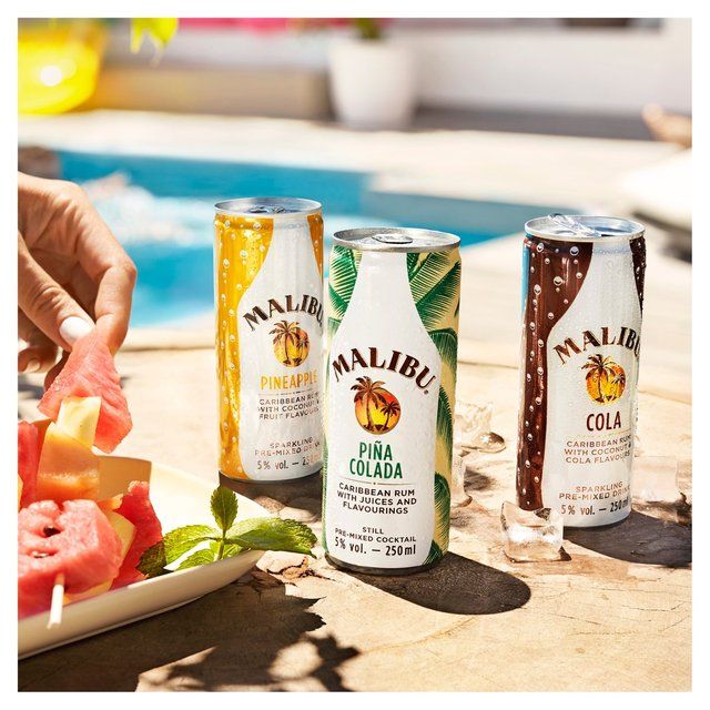 Malibu Pina Colada Pre-Mixed Can 250ml