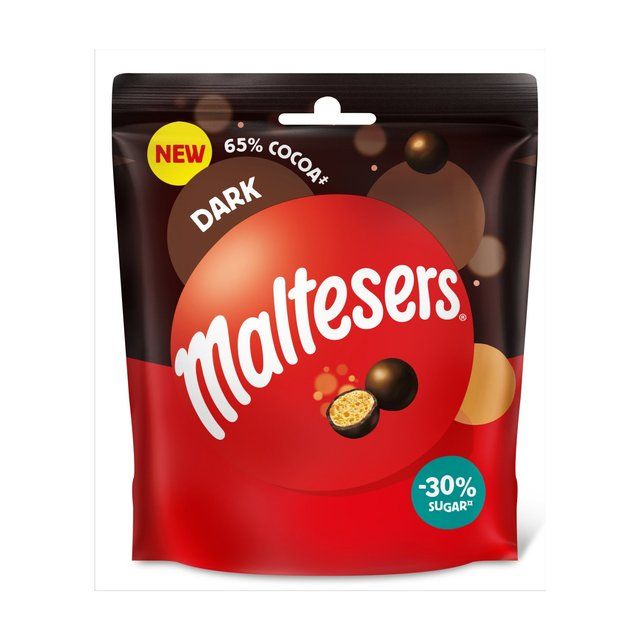 Maltesers Dark Chocolate & Honeycomb Bites 65% Cocoa Pouch Bag 88g