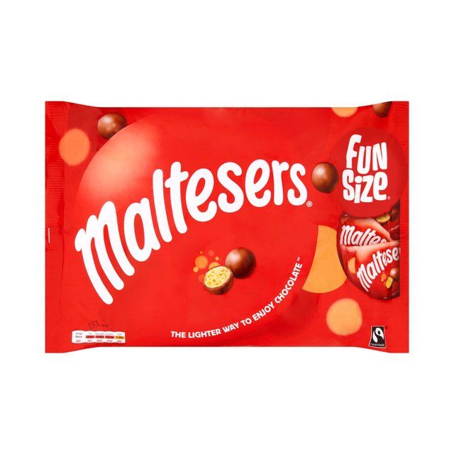Maltesers Milk Chocolate & Honeycomb Funsize Snack Bags Fairtrade 214.5g