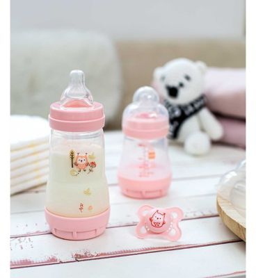 MAM Easy Start Anti Colic Colours of Nature Set - Blush Pink