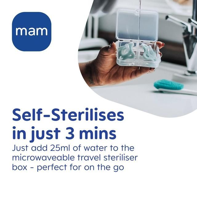 MAM Night 6+m Soother 2pk 2 per pack