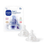 MAM Slow Flow Size 1 Teats – 2 Pack