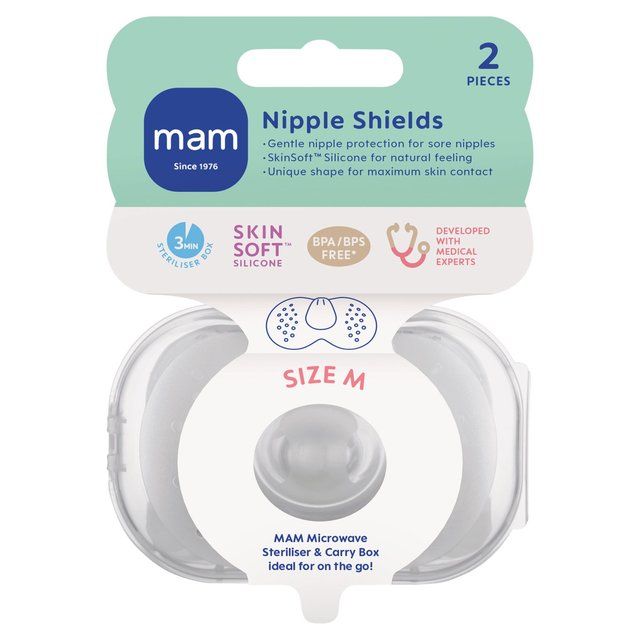 Mam UK Nipple Shield Medium 2 per pack