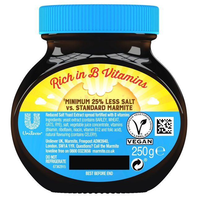 Marmite Reduced Salt Yeast Extract Spread   250g