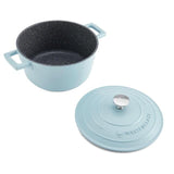 MasterClass Sky Blue Cast Aluminium Casserole Dish 2.5L