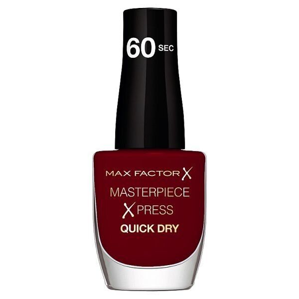 Max Factor Masterpiece Xpress 60s Nail Polish Spilt Milk Mellow Merlot 370