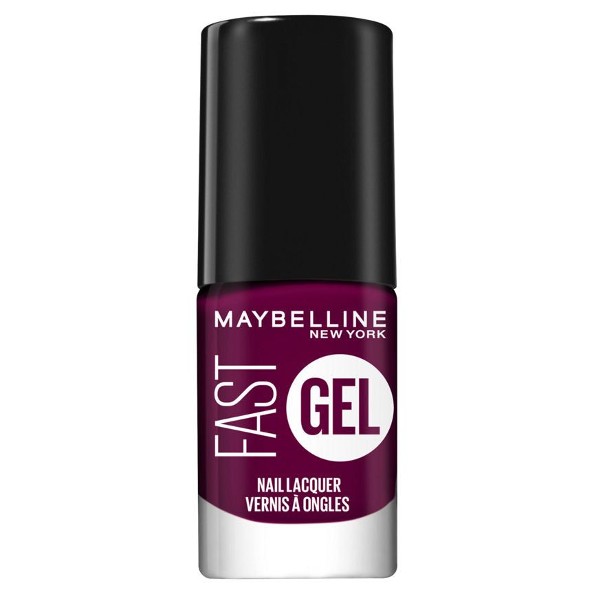 Maybelline Fast Gel Nail Lacquer Plum Party 9 Long-Lasting Nail Polish