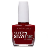Maybelline Forever Strong Gel 130 Rose Poudre Nail Polish Deep Red