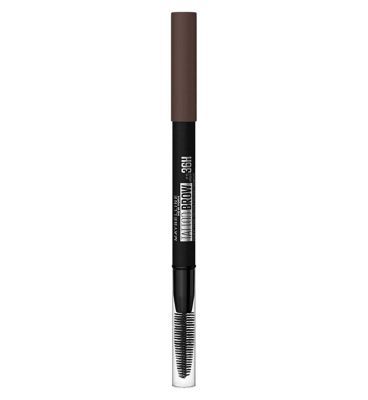 Maybelline Tattoo Brow Semi Permanent Up To 36HR Sharpenable Eyebrow Pencil Long-lasting Thicker Fuller Eyebrows Deep Brown