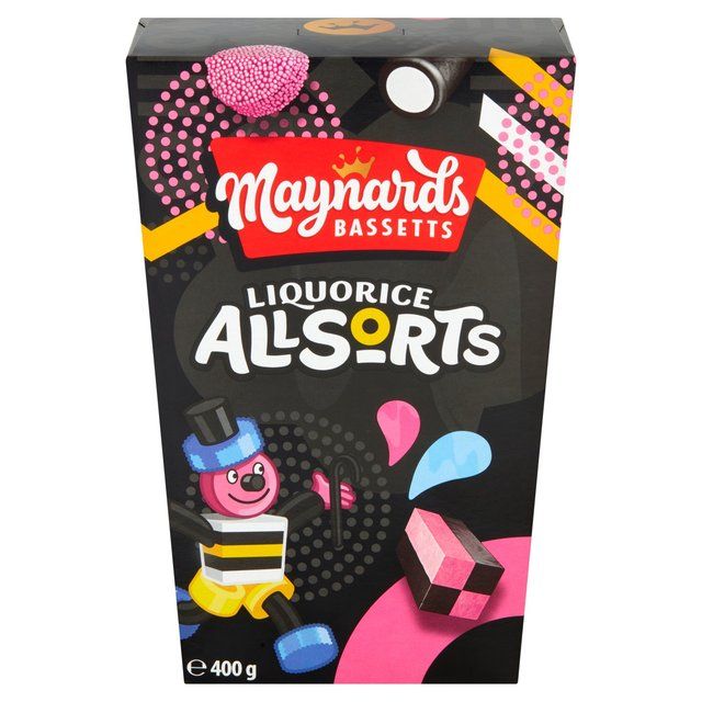Maynards Bassetts Liquorice Allsorts Sweets Carton 350g