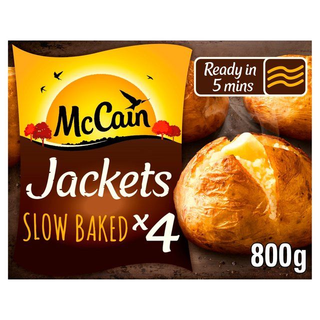 McCain 4 Baked Jacket Potatoes 800g