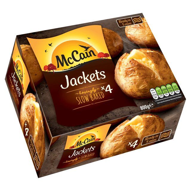 McCain 4 Baked Jacket Potatoes 800g