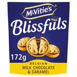 McVitie's Blissfuls Belgian Milk Chocolate & Caramel Biscuits   172g