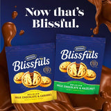 McVitie's Blissfuls Belgian Milk Chocolate & Caramel Biscuits   172g