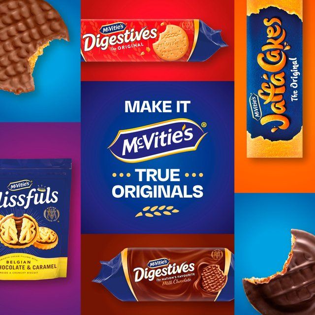 McVitie's Blissfuls Belgian Milk Chocolate & Caramel Biscuits   172g