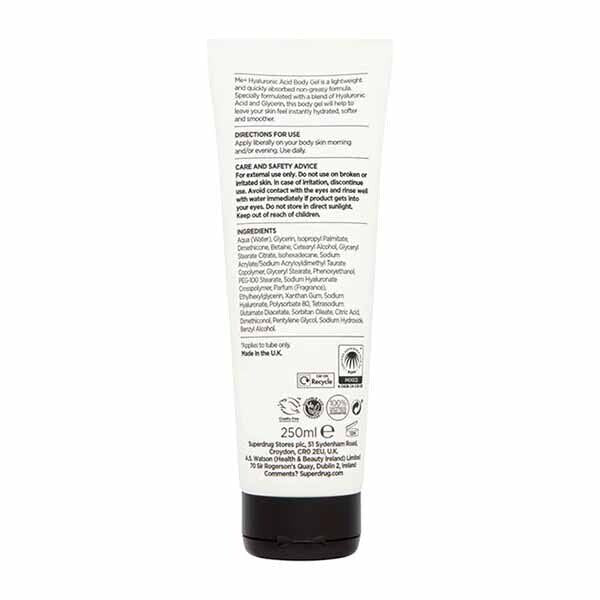 Me+ Hyaluronic Acid Body Gel Cream 250ml
