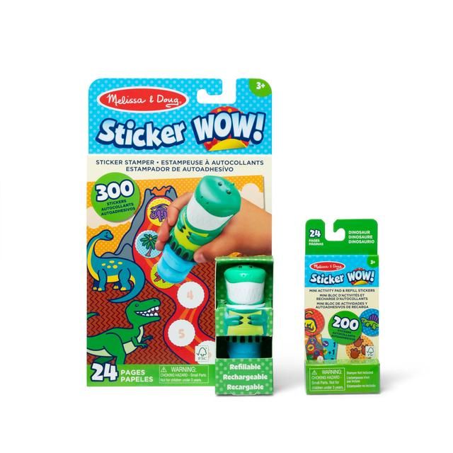 Melissa & Doug Sticker WOW! Dinosaur Bundle