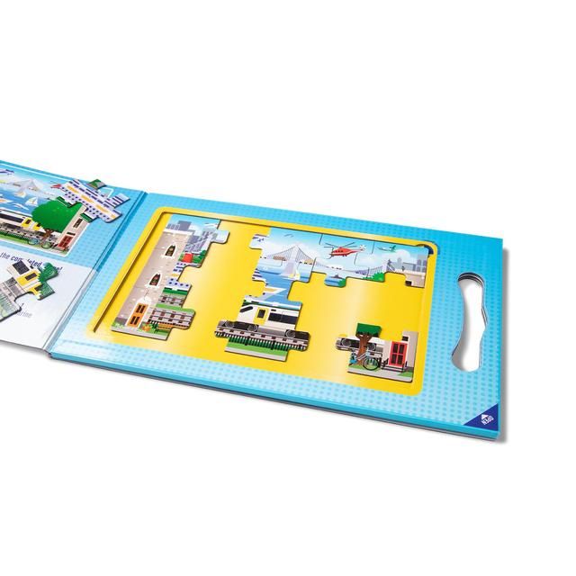 Melissa & Doug Take Along Magnetic Jigsaw Puzzles - Vehicles