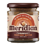 Meridian Natural Crunchy Peanut Butter No Salt 1kg Hazelnut