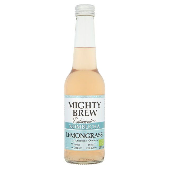 Mighty Brew Botanical Lemongrass Organic Kombucha 275ml