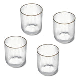 Mikasa Sorrento 4pc Stemless Glasses 400ml Gift boxed 4 per pack