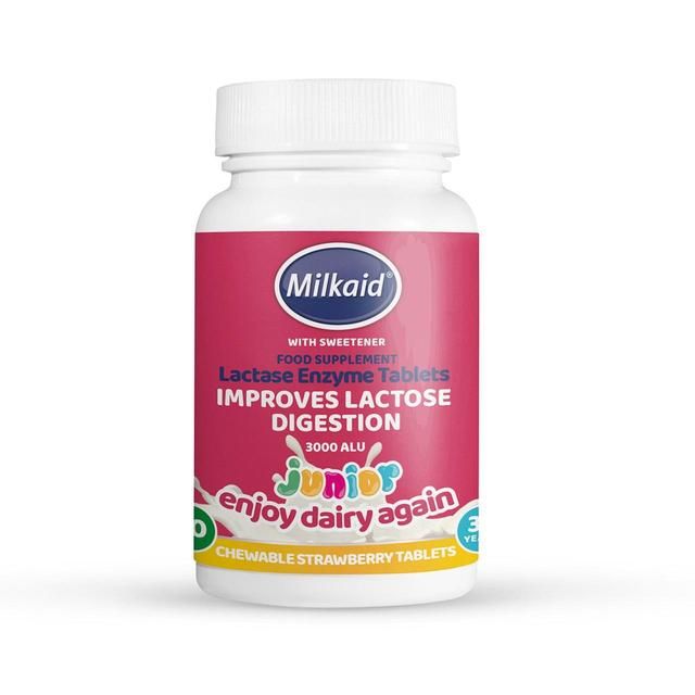Milkaid Junior Lactase Digestion Tablets   60 per pack