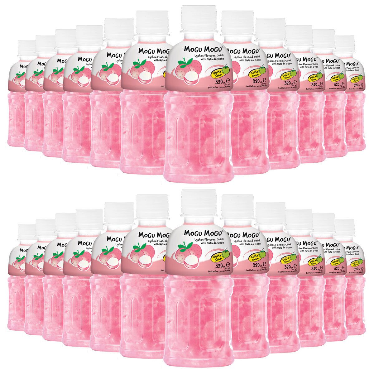 Mogu Mogu Lychee Drink, 24 x 320ml