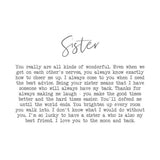 Moments Stoneware Mug - Sister