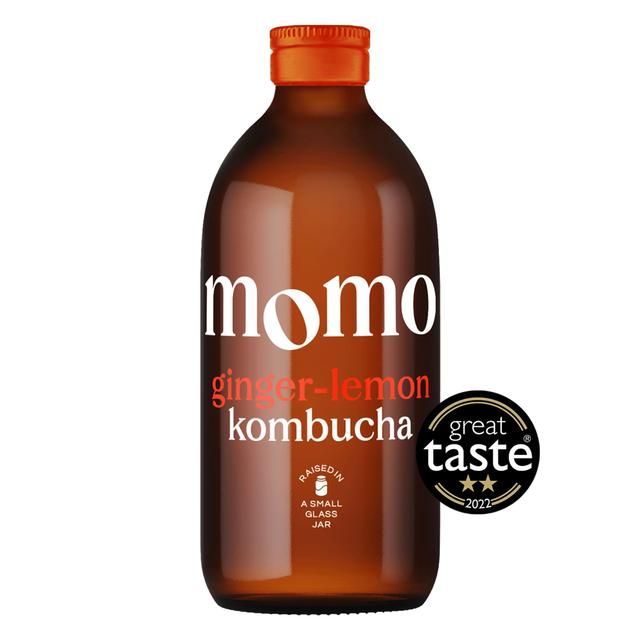 MOMO Kombucha Organic Ginger-Lemon 330ml