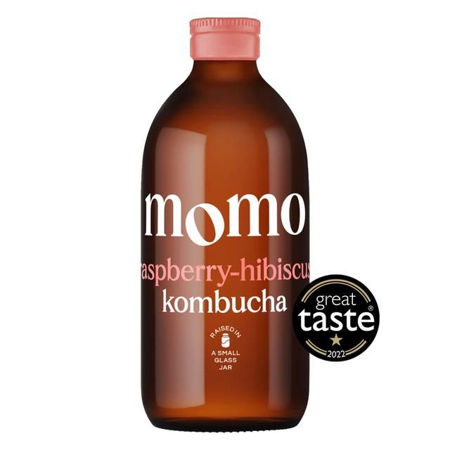 MOMO Kombucha Organic Raspberry Hibiscus 330ml