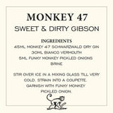 Monkey 47 Schwarzwald Dry Gin 50cl