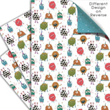 Monsters Double Sided Gift Wrap Sheets 3 per pack