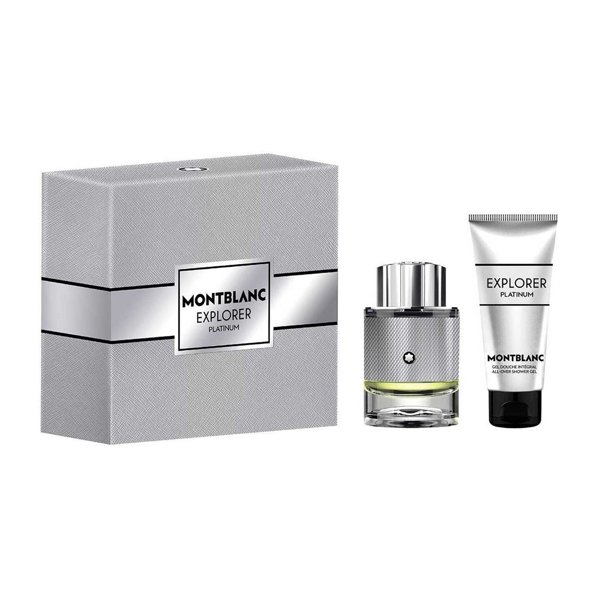Montblanc Explorer Platinum Gift Set: Eau de Parfum 60ml + Shower Gel 100ml