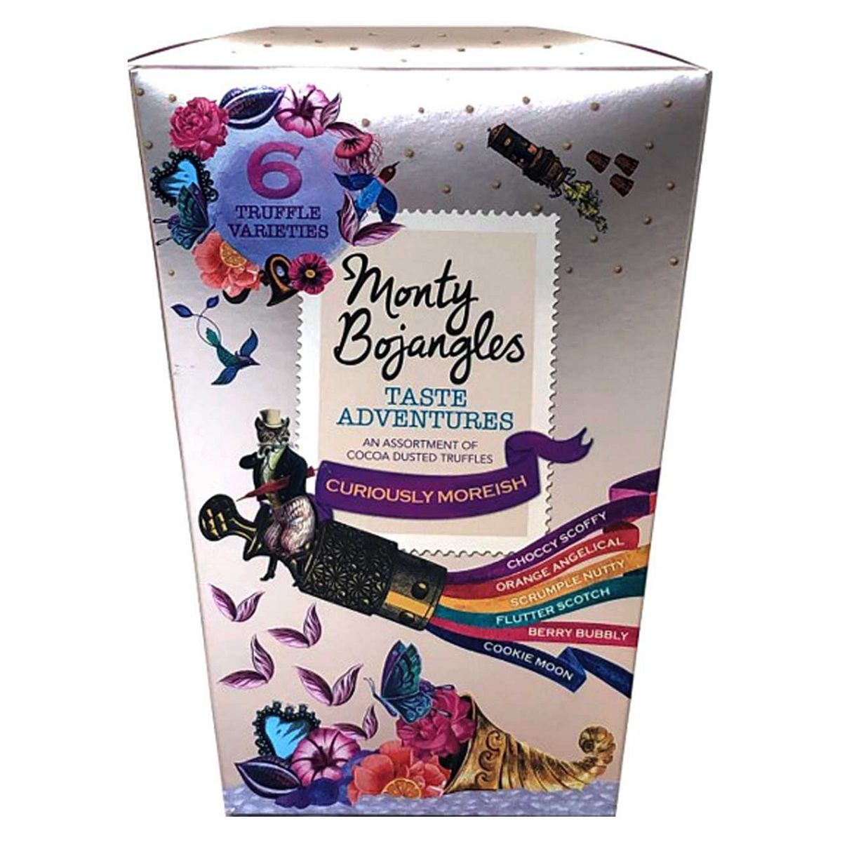 Monty Bojangles Taste Adventures Cocoa Dusted Truffles Selection Crown Top Gift 225g