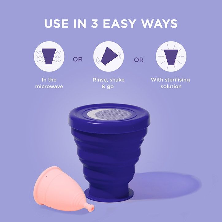 Mooncup Menstrual Cup Cleaning Pot