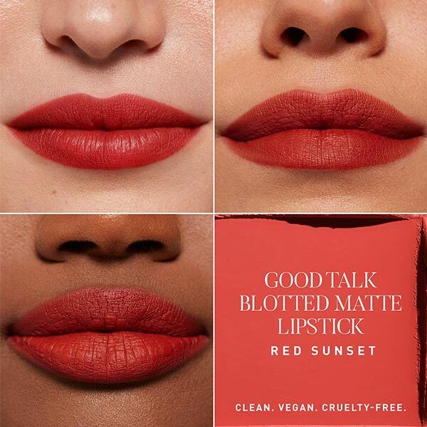 Morphe 2 Good Talk Soft Matte Lipstick - Red Sunset 3G