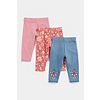 Mothercare Floral Leggings - 3 Pack