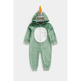 Mothercare Green Dinosaur Onesie